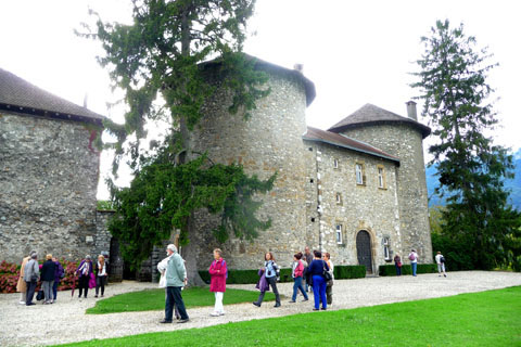 L'entrée du château